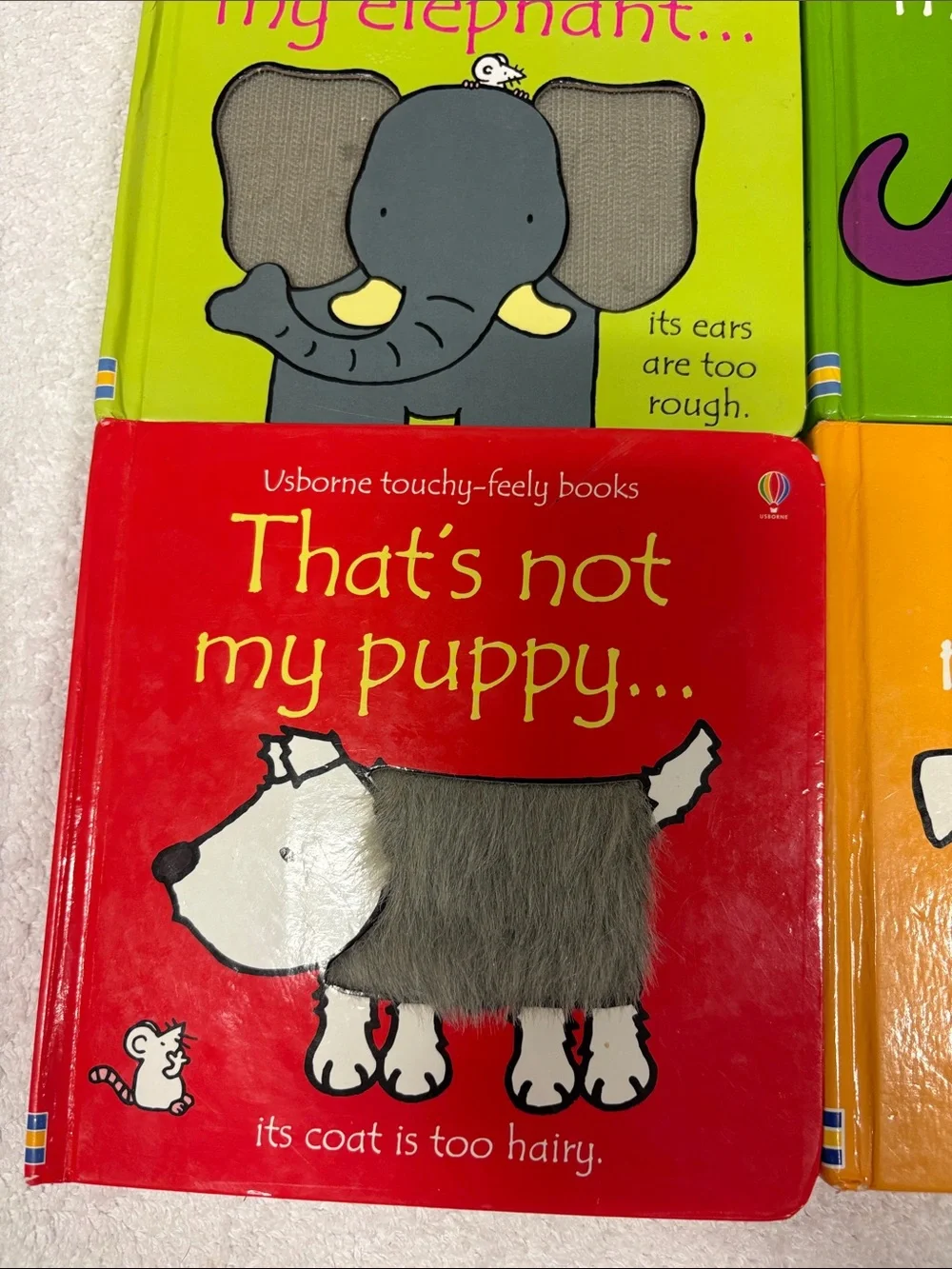 UsBorne Touchy-Feely that’s not my dinosaur truck bunny puppy board books